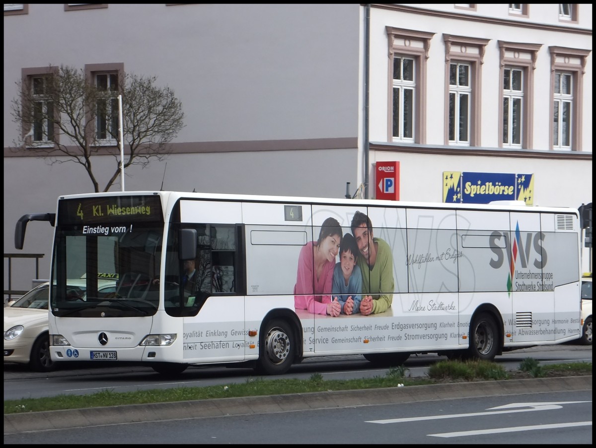 Mercedes Citaro II der Stadtwerke Stralsund in Stralsund.