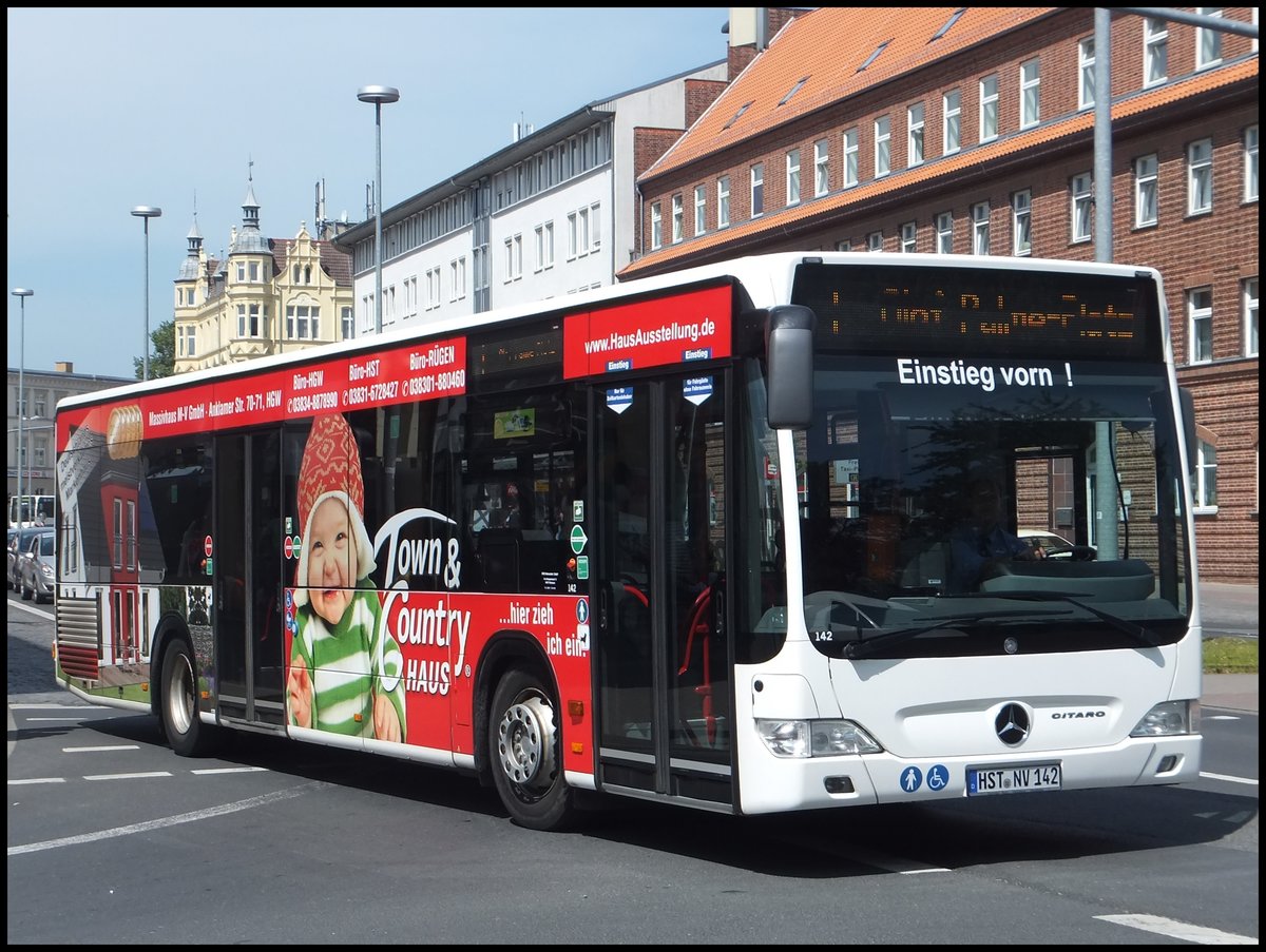 Mercedes Citaro II der Stadtwerke Stralsund in Stralsund.