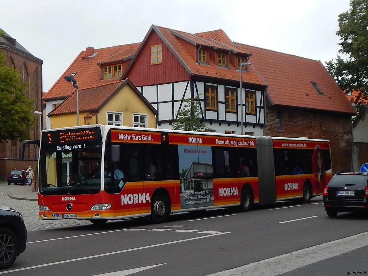 Mercedes Citaro II der VVR in Stralsund.