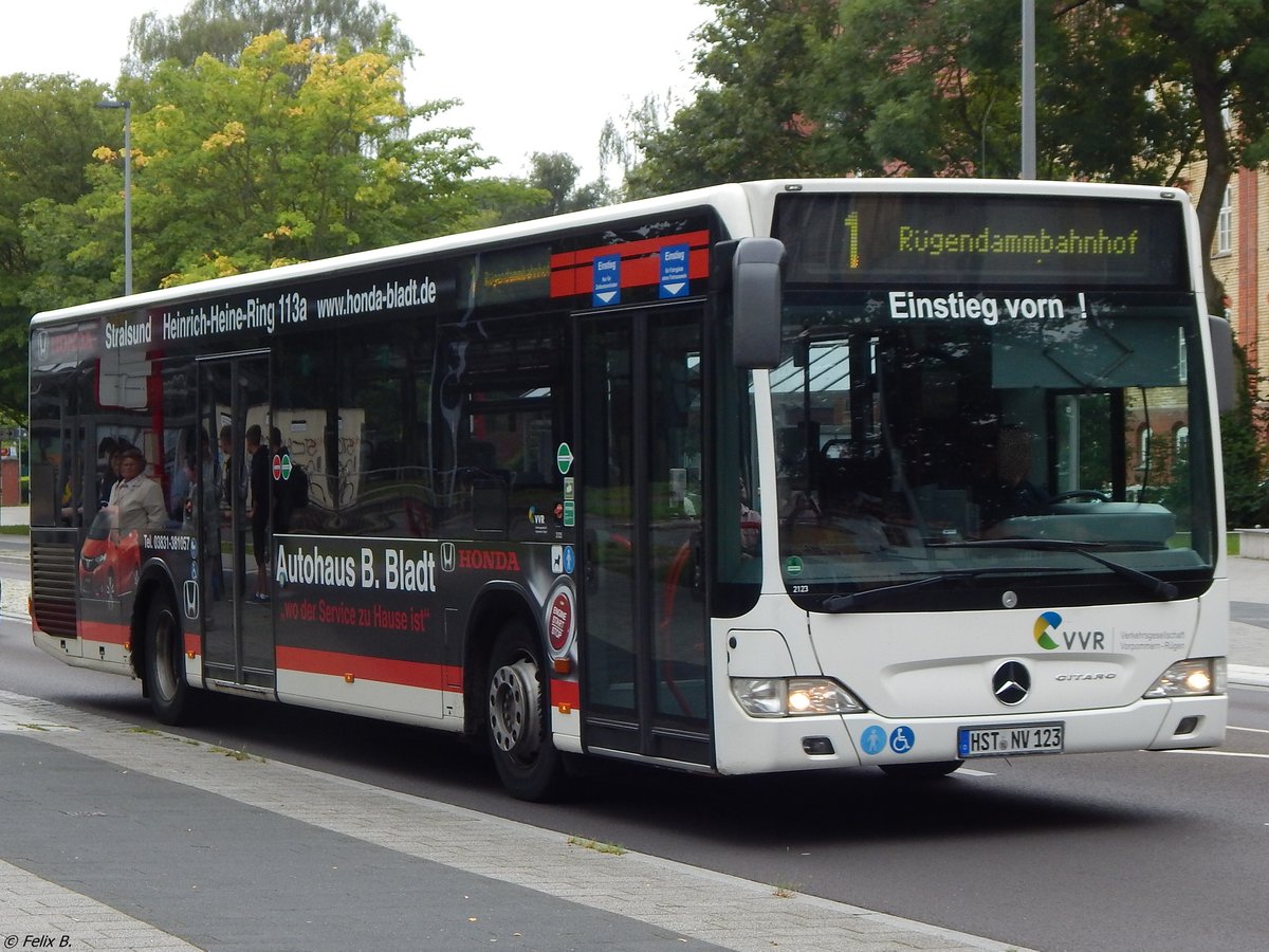 Mercedes Citaro II der VVR in Stralsund.