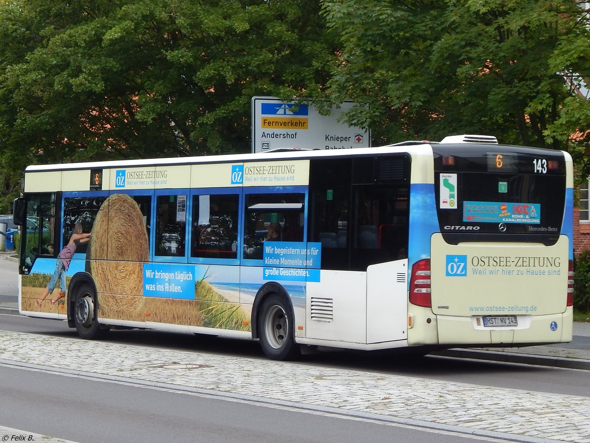 Mercedes Citaro II der VVR in Stralsund.