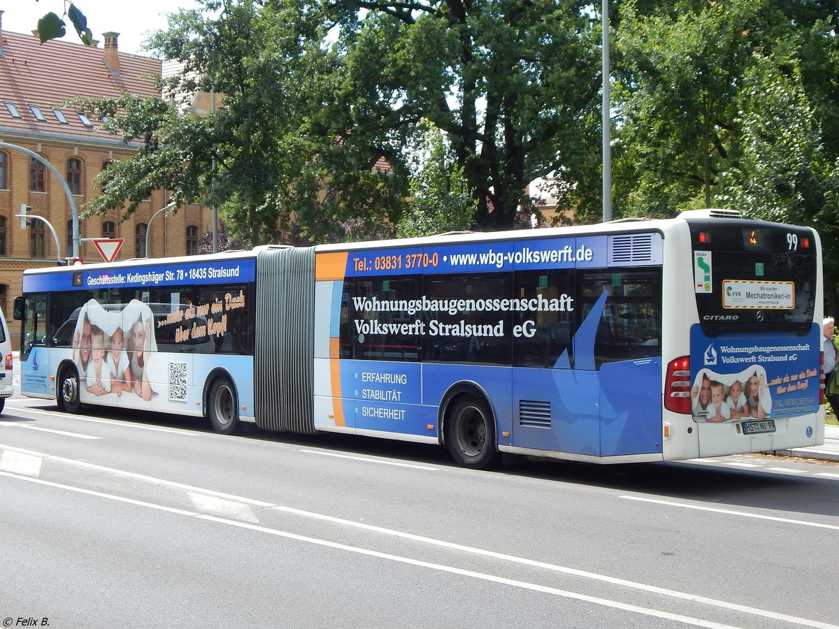 Mercedes Citaro II der VVR in Stralsund.