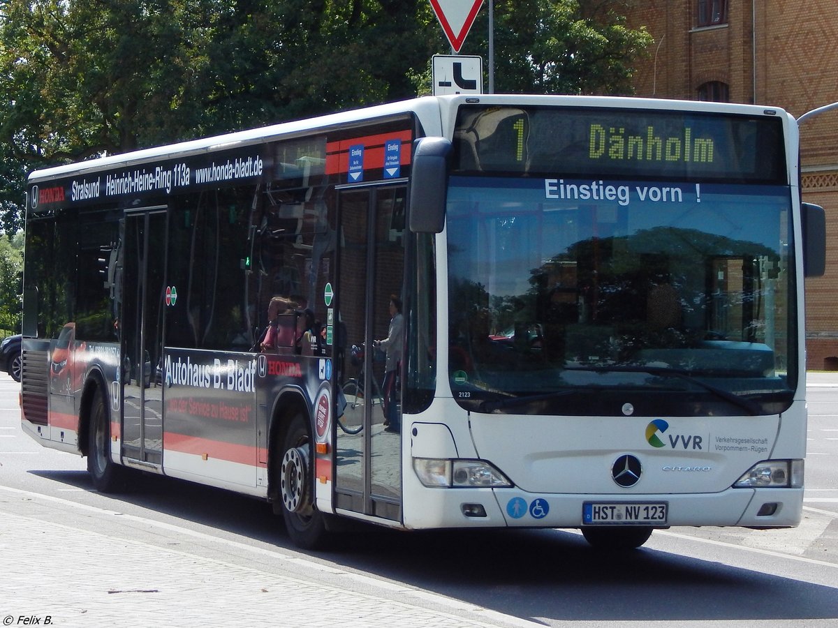 Mercedes Citaro II der VVR in Stralsund.