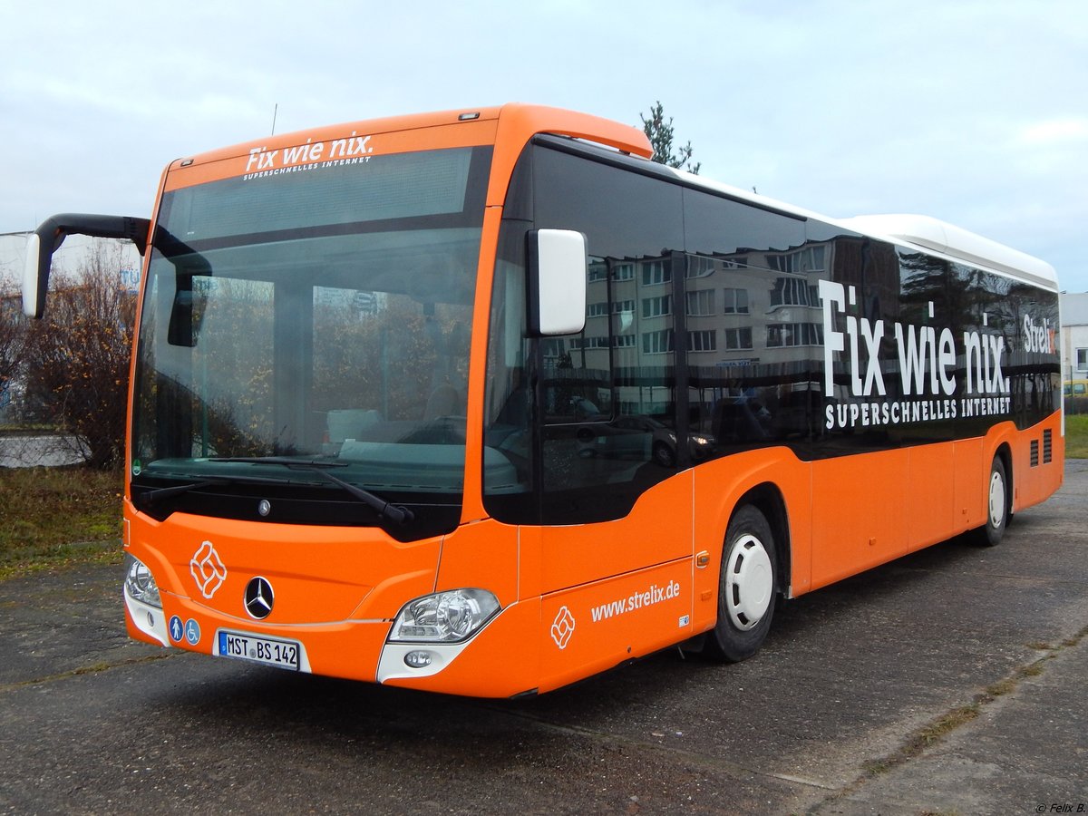 Mercedes Citaro III von Becker-Strelitz Reisen aus Deutschland in Neubrandenburg.