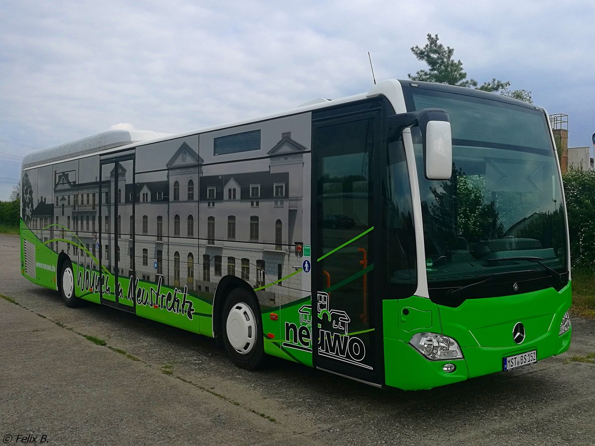 Mercedes Citaro III LE Ü von Becker-Strelitz-Reisen aus Deutschland in Neubrandenburg.