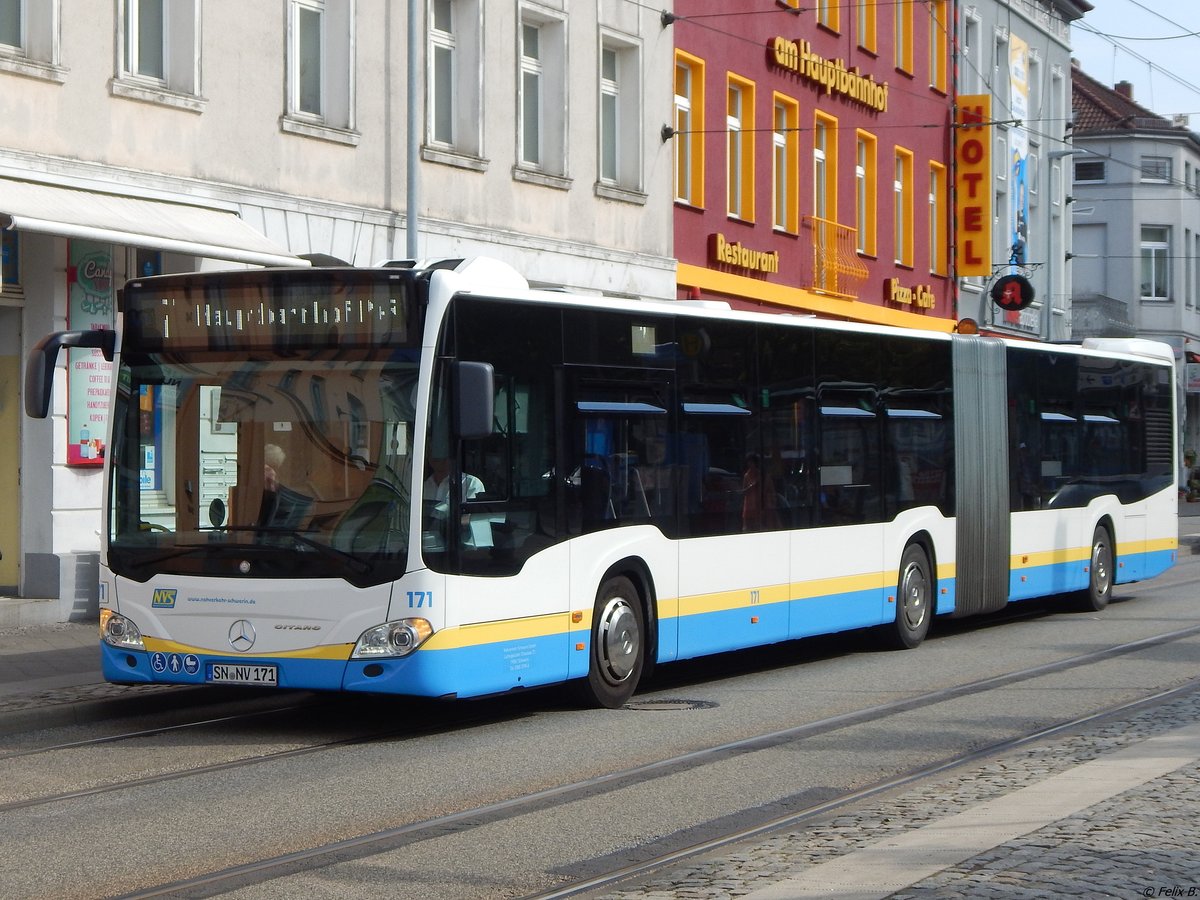 Mercedes Citaro III vom Nahverkehr Schwerin in Schwerin.