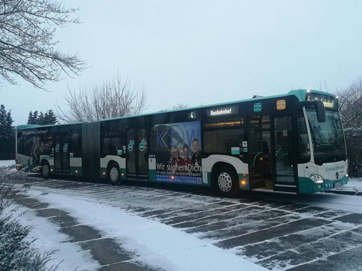 Mercedes Citaro III der Neubrandenburger Verkehrsbetriebe in Neubrandenburg. 