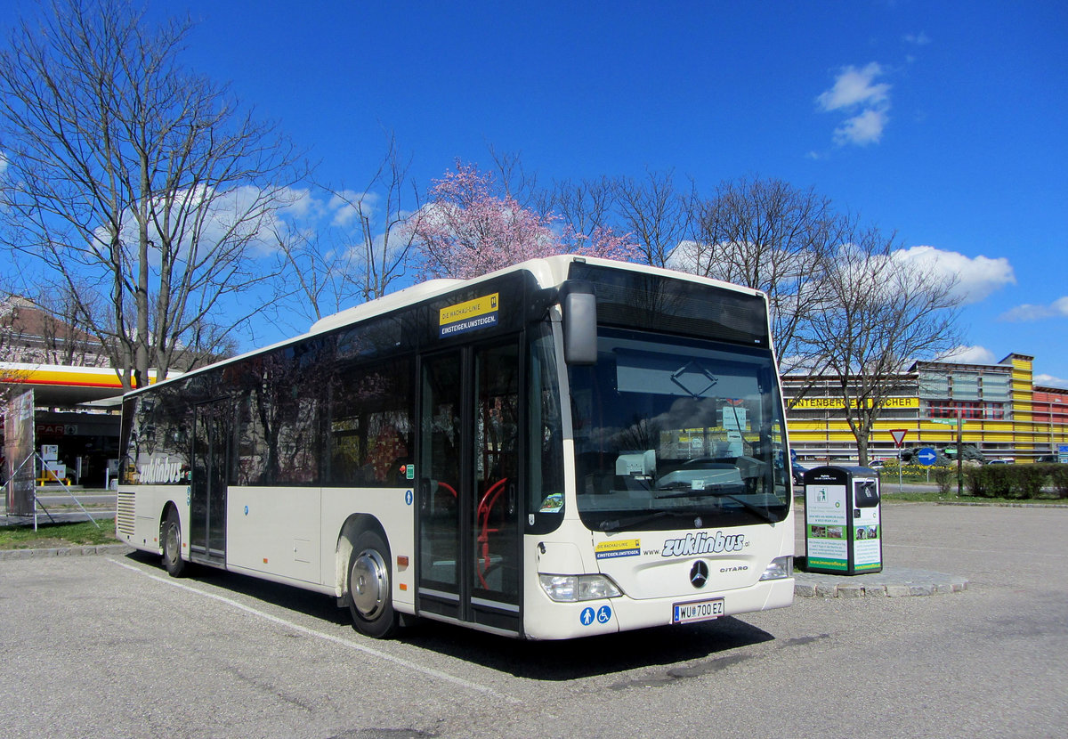 Mercedes Citaro von Zuklinbus aus Niedersterreich in Krems gesehen.