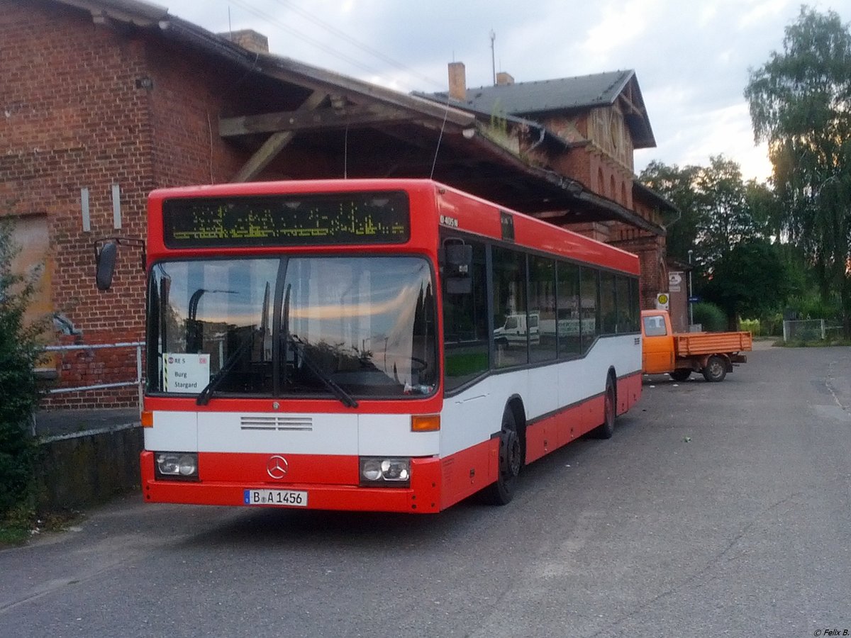 Mercedes O 405 N von Der Tempelhofer aus Deutschland in Burg Stargard. 