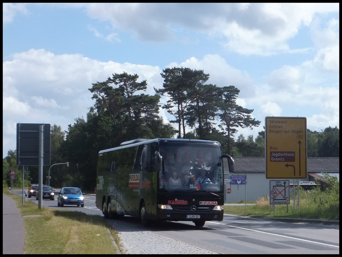 Mercedes Tourismo von Kaiser aus Deutschland in Prora.