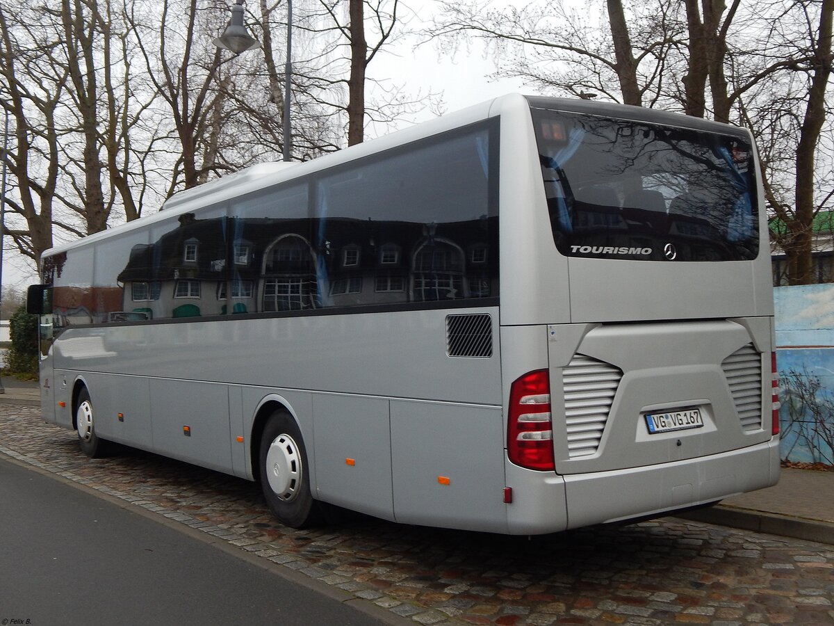 Mercedes Tourismo RH der Anklamer Verkehrsgesellschaft in Binz.