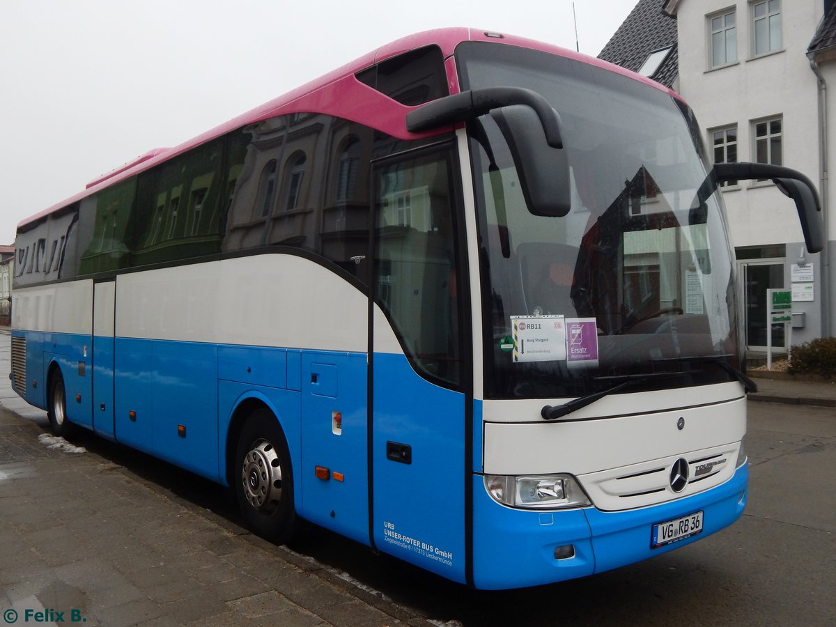 Mercedes Tourismo von URB aus Deutschland in Neubrandenburg.