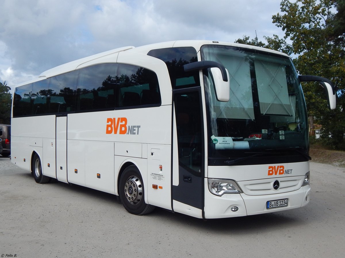 Mercedes Travego von BVB.net aus Deutschland in Binz.