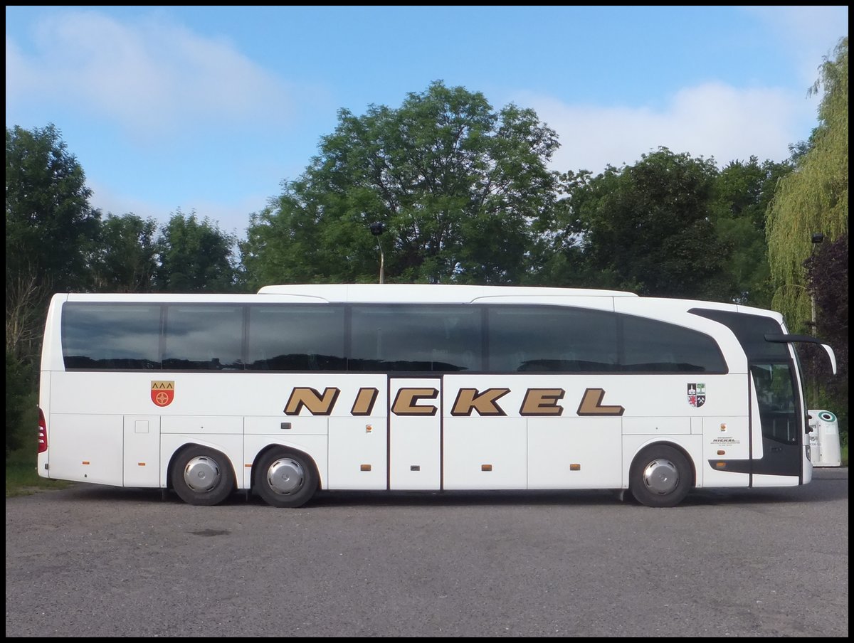 Mercedes Travego von Nickel aus Deutschland in Bergen. 