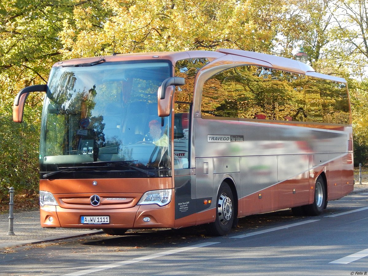 Mercedes Travego von Wörle Tours aus Deutschland in Berlin.