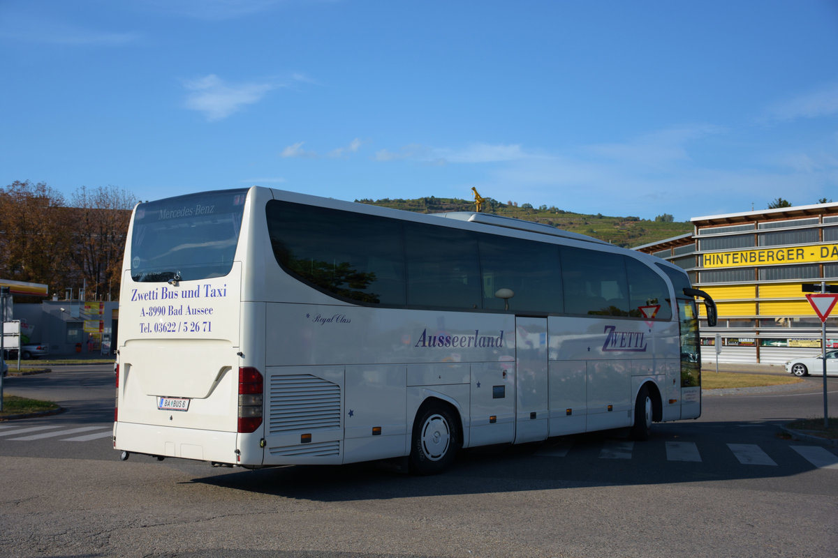 Mercedes Travego von Zwetti Bus & Taxi aus �sterrech in Krems.