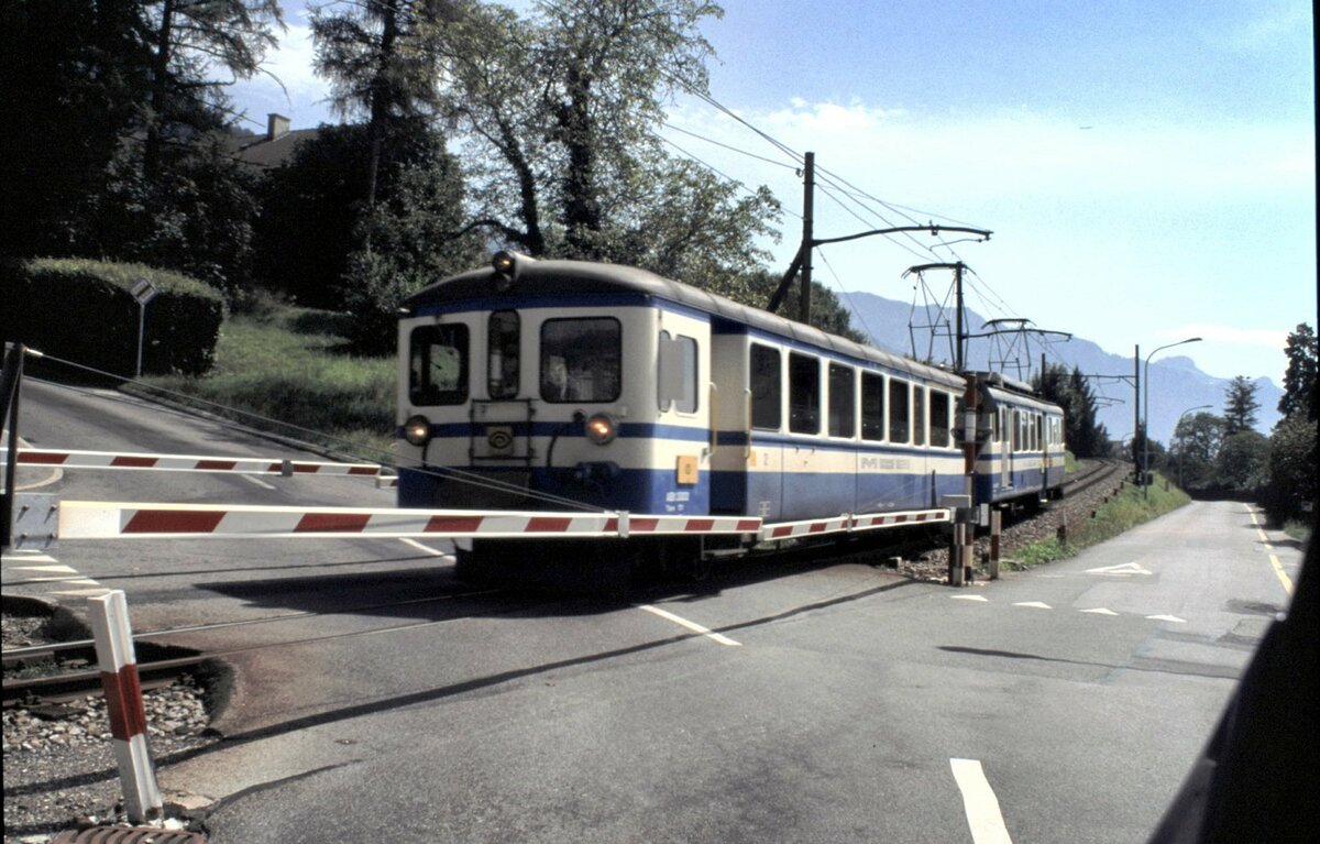MOB ABDe 4/4 in Bloney am 25.08.1999.