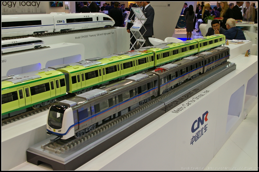 Model of CNR Metro Car L 0111 for Shiraz, Iran.

Das Modell des Zugs war auf dem Messestand von CNR auf der InnoTrans 2014 in Berlin zu sehen.