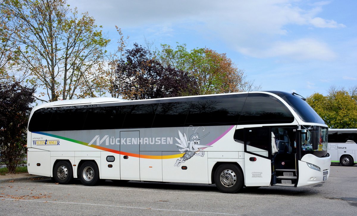 Neoplan Cityliner von M�ckenhausen aus der BRD in Krems gesehen.