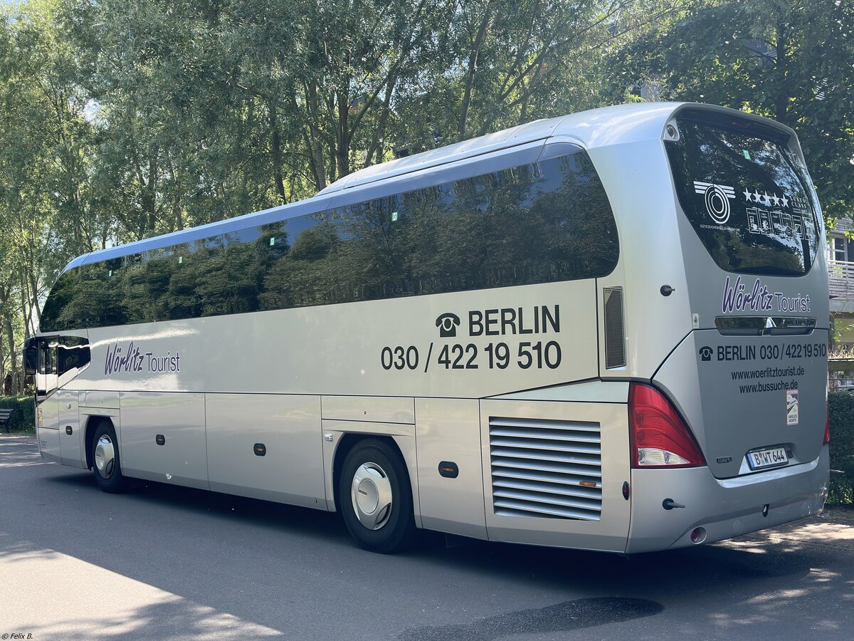 Neoplan Cityliner von Wörlitz Tourist aus Deutschland in Plau am See.