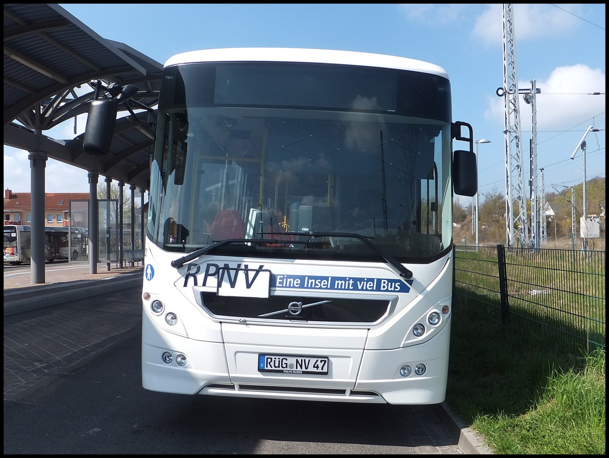 NEUER Volvo 8900 der RPNV in Sassnitz.