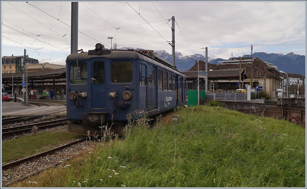 Nochmals der BDe 4/4 3004 auf dem Abstellgleis in Vevey. 

7. Okt. 2019