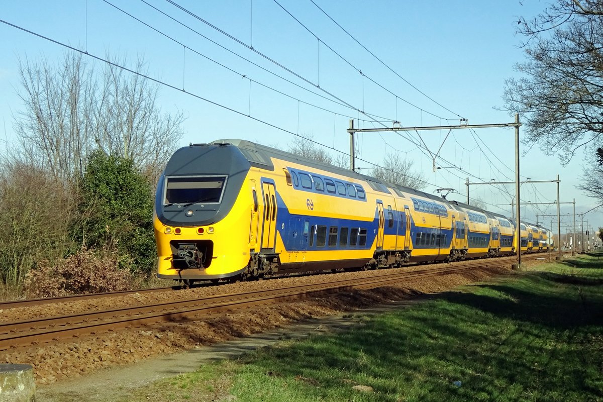NS 9418 durcheilt Wijchen am 1 März 2021.