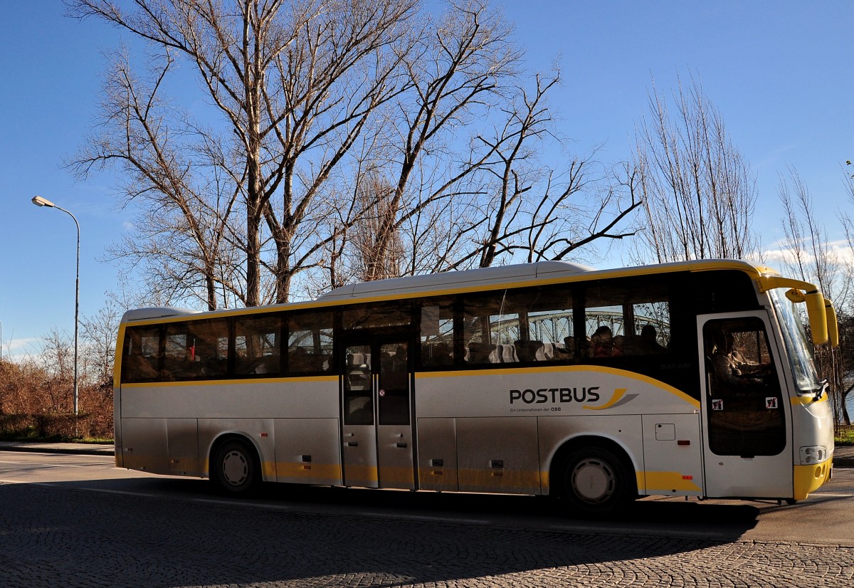 �BB Postbus TEMSA Safari am 19.12.2014 in Krems-Stein gesehen.