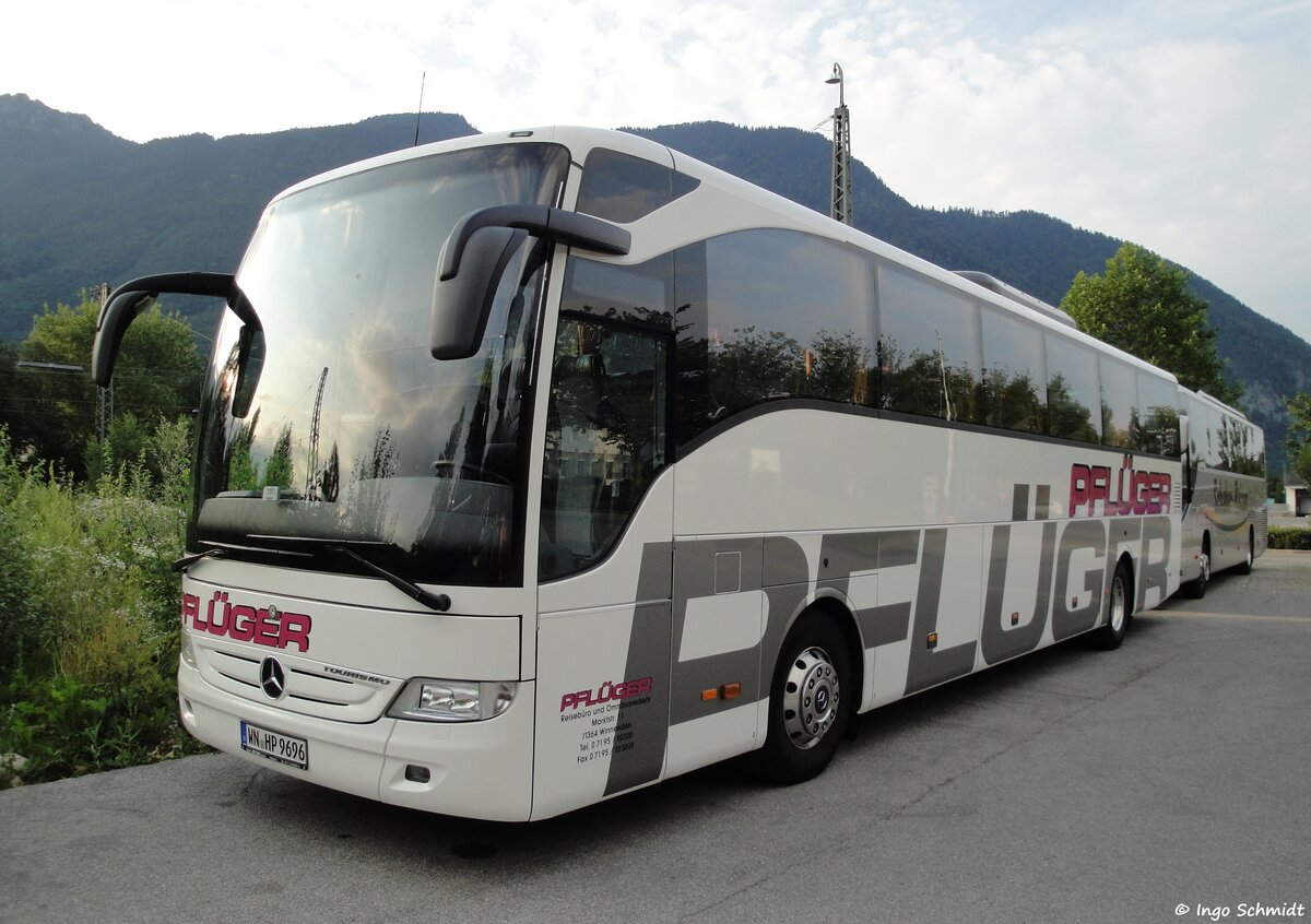 Omnibusverkehr Pfl�ger aus Winnenden | WN-HP 9696 | Mercedes-Benz Tourismo II RHD M/2 | 09.07.2011 in Bad Reichenhall
