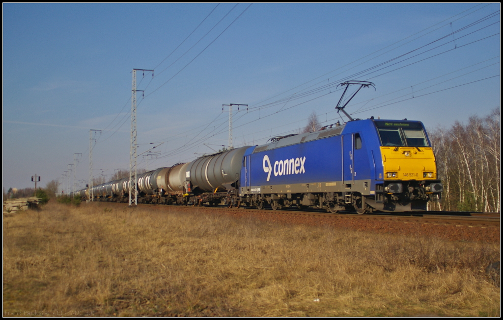 RBB 146 521-0 mit Zans in Berlin Wuhlheide, 19.03.2015