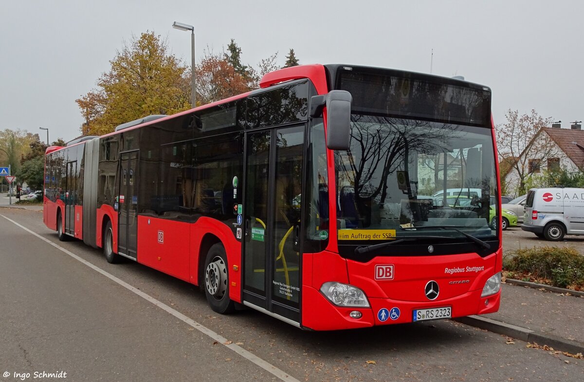 Regional Bus Stuttgart (RBS) | Regiobus Stuttgart | S-RS 2323 | Mercedes-Benz Citaro 2 G | 04.11.2018 in Renningen