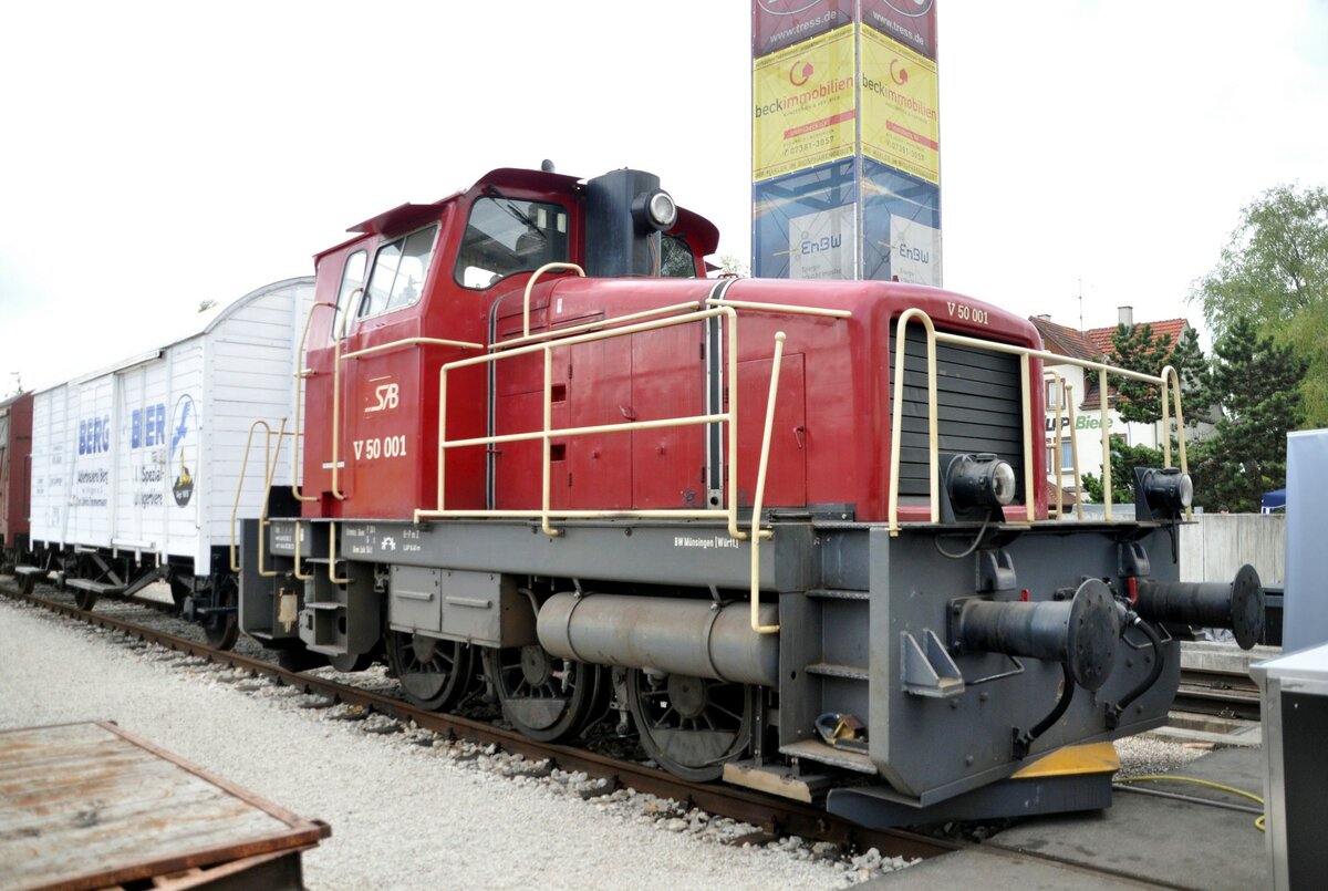 SAB V 50 001 in M�nsingen am 01.05.2014.