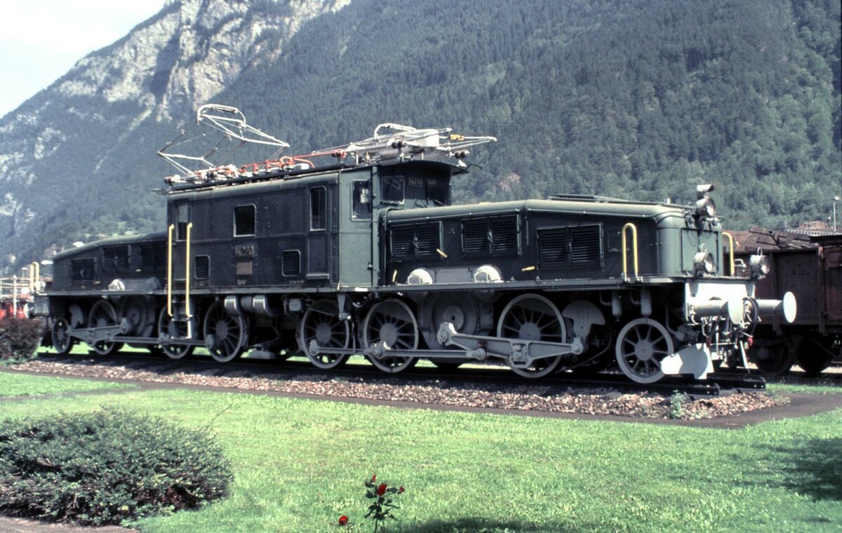 SBB Ce 6/8 II Nr.14 270 in Erstfeld am 30.08.1999.