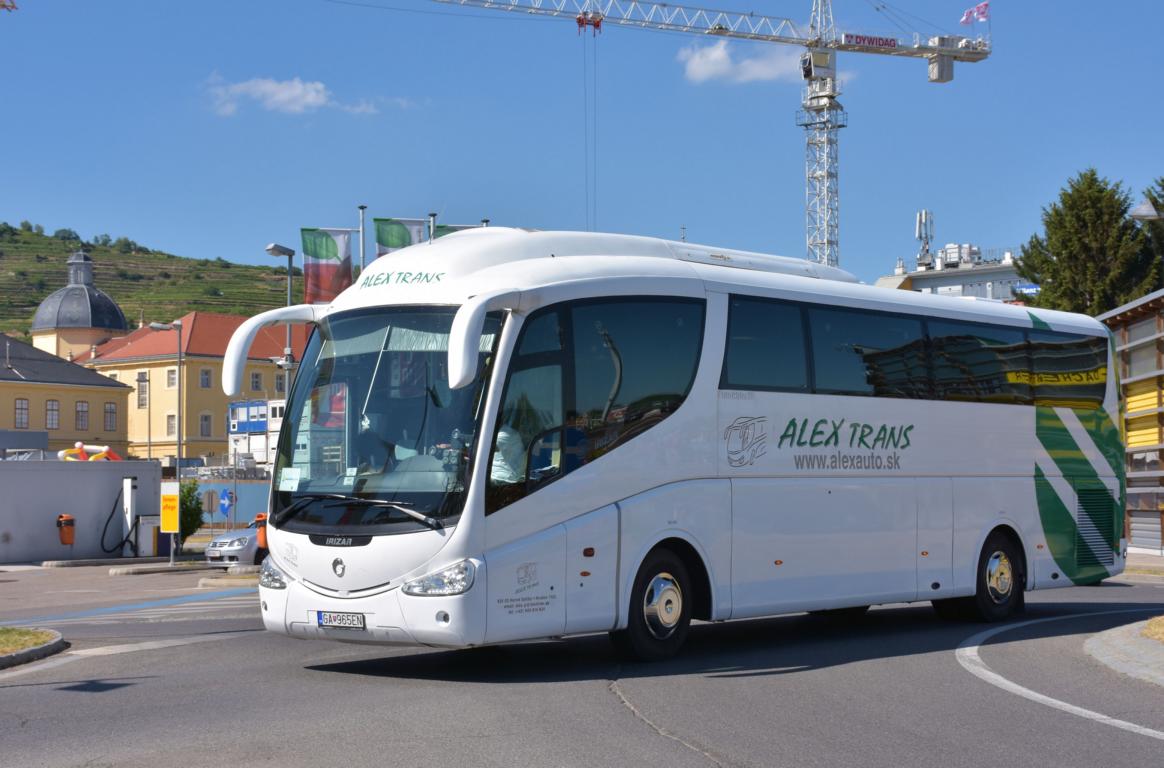 Scania Irizar von Alex Trans aus der SK 06/2017 in Krems.