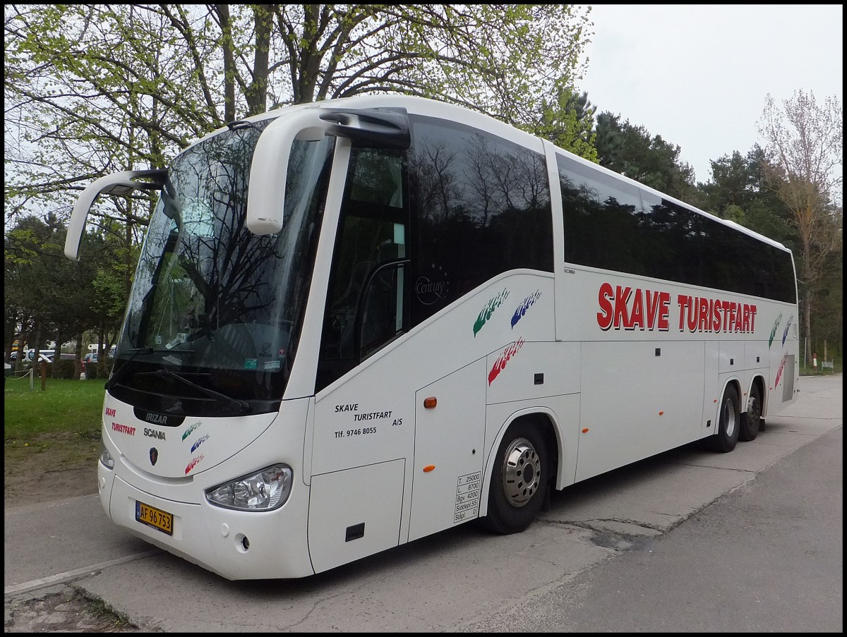 Scania Irizar von Skave Turistfart aus D�nemark in Binz.