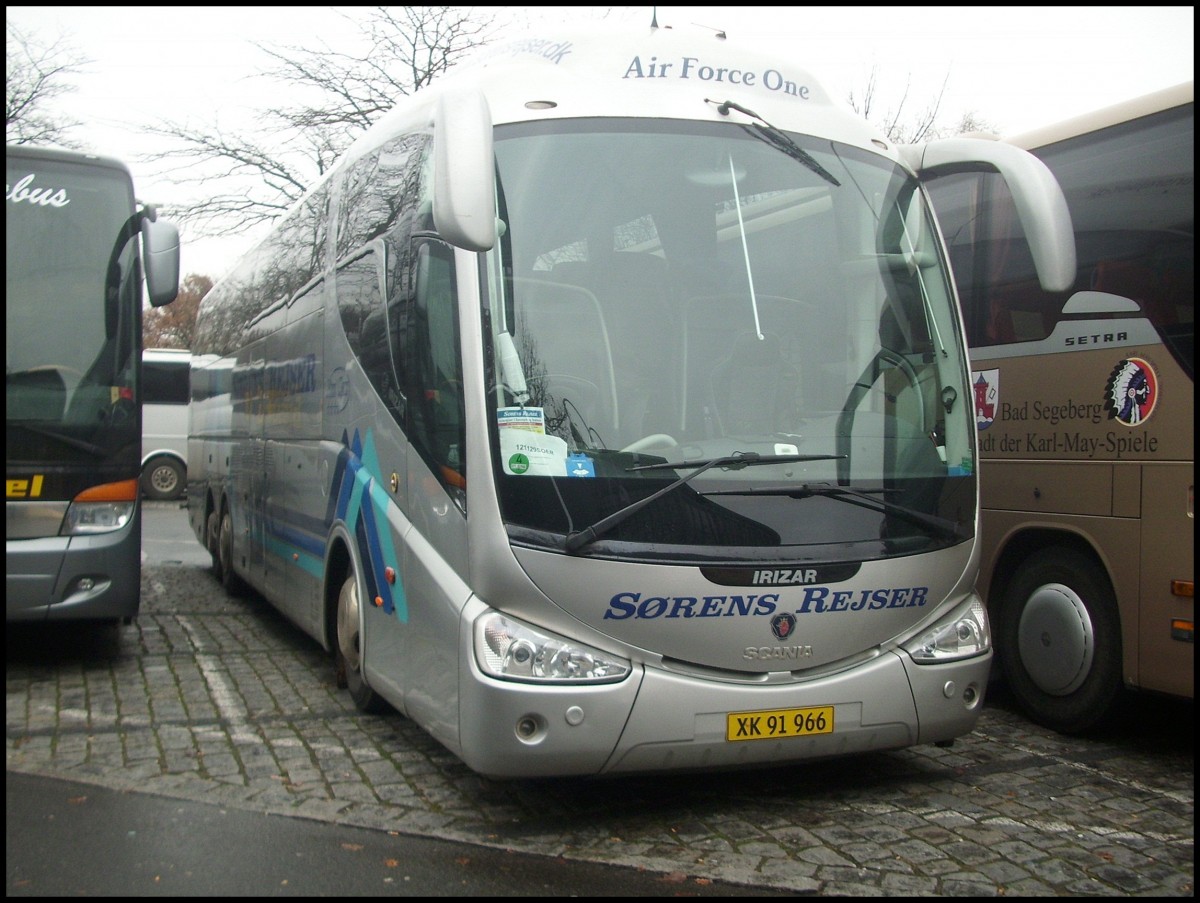 Scania Irizar von S�rens Rejser aus D�nemark in Berlin.