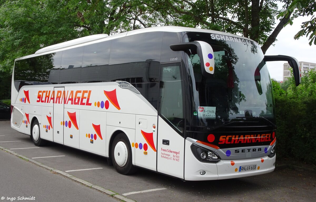 Scharnagel aus Feuchtwangen | AN-VA 633 | Setra 515 HD | 18.06.2017 in Sindelfingen