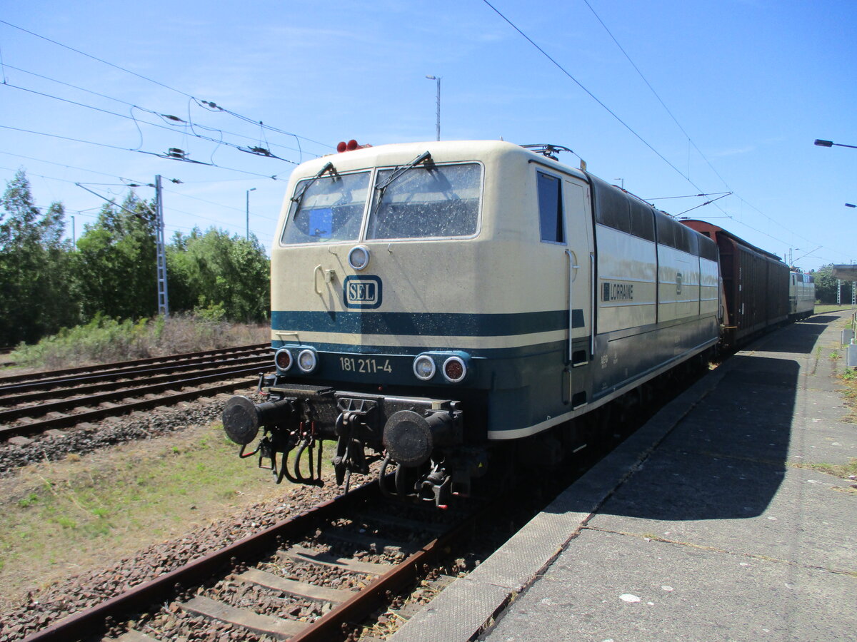 SEL 181 211,am 29.Juli 2025,in Mukran Mitte.