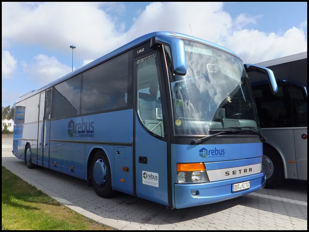 Setra 315 GT von Regionalbus Rostock in Rostock.