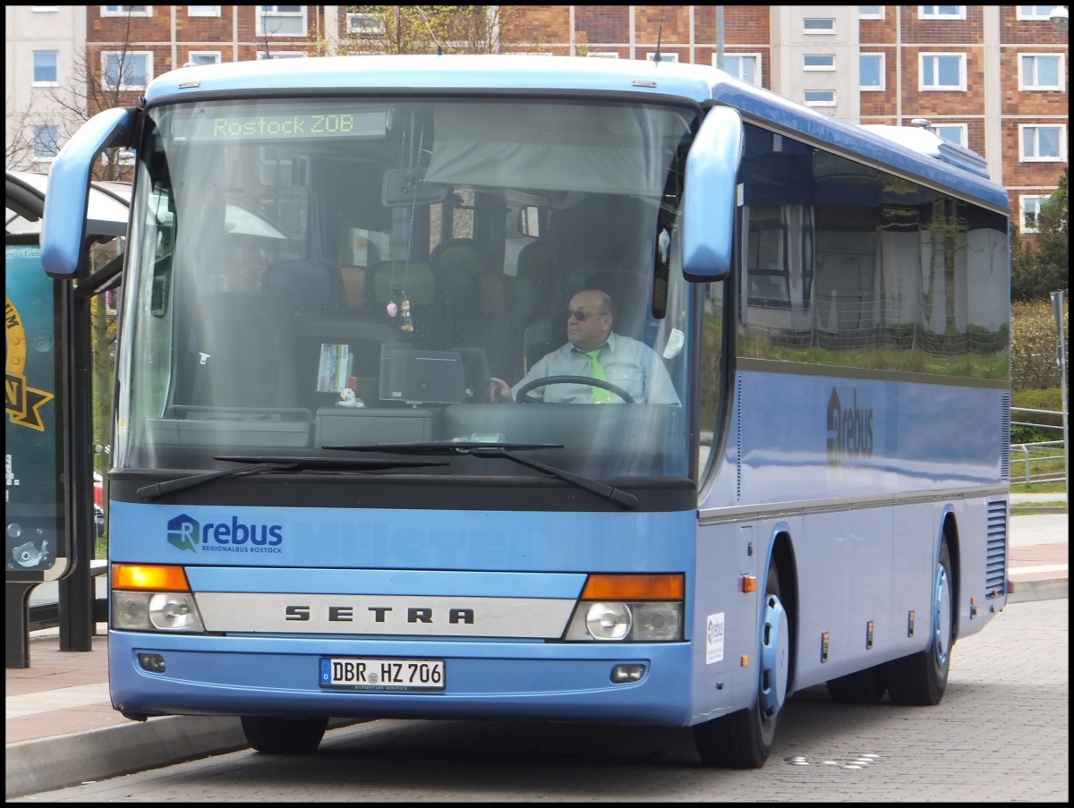 Setra 315 GT von Regionalbus Rostock in Rostock.