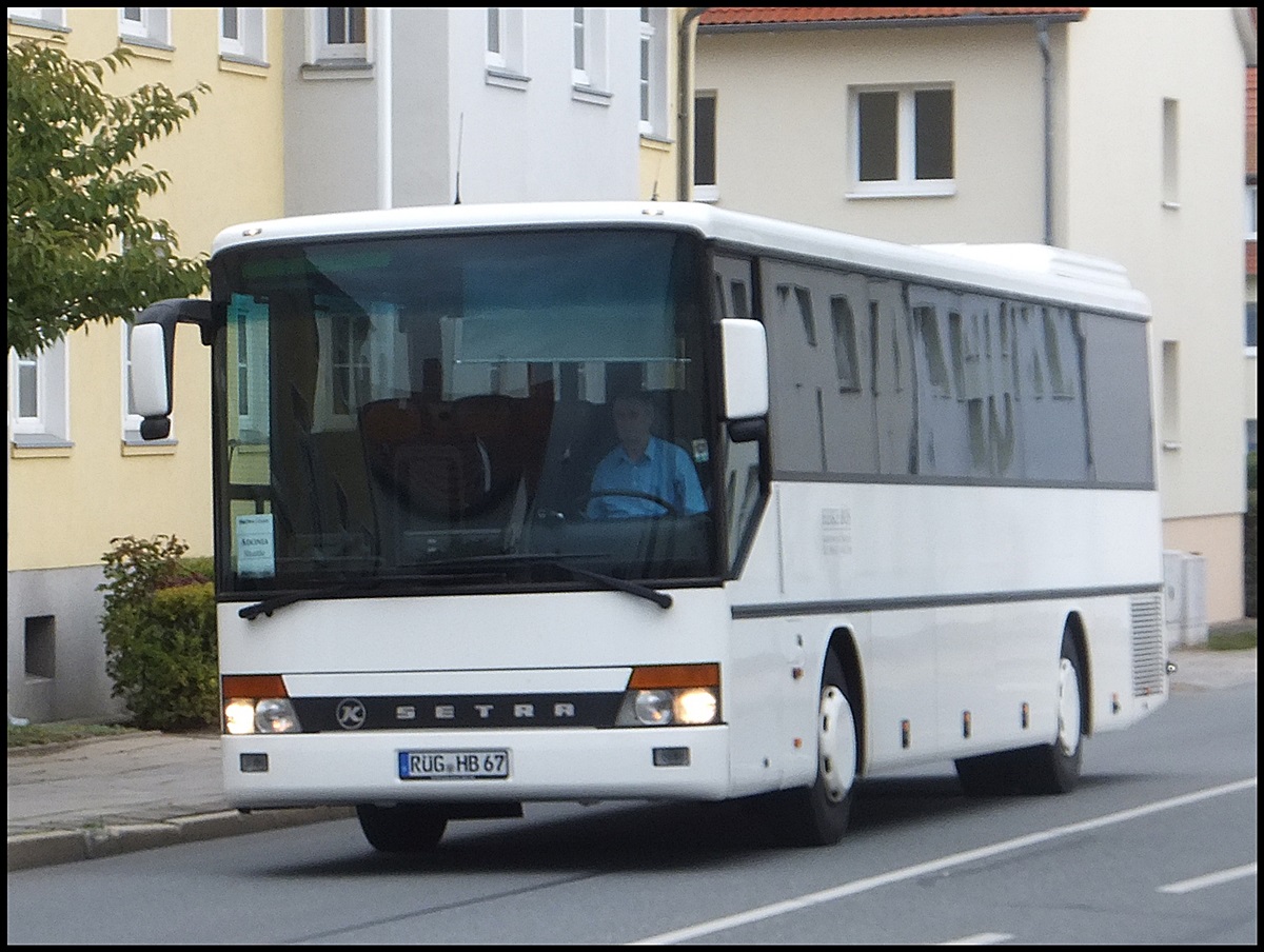 Setra 315 H von Heike Bös aus Deutschland in Sassnitz.