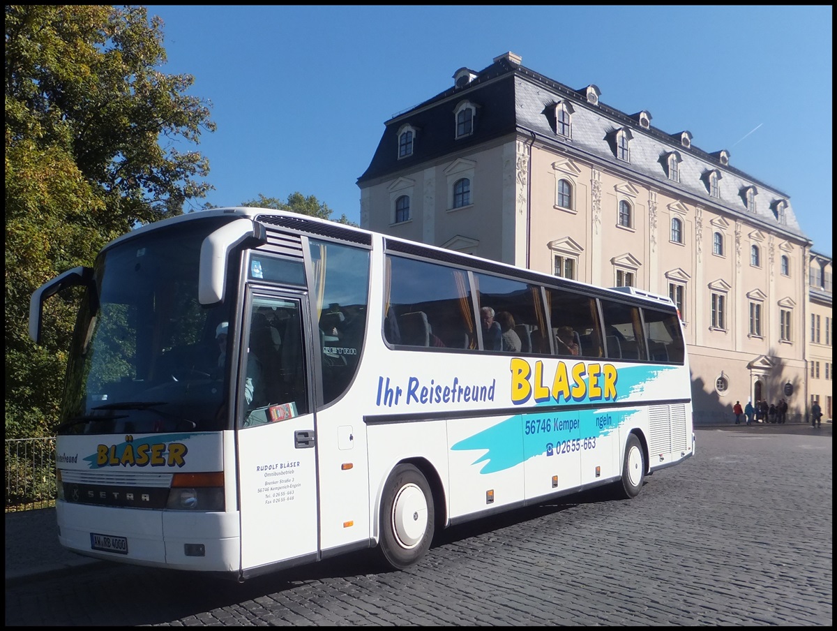 Setra 315 HD von Bl�ser aus Deutschland in Weimar. 