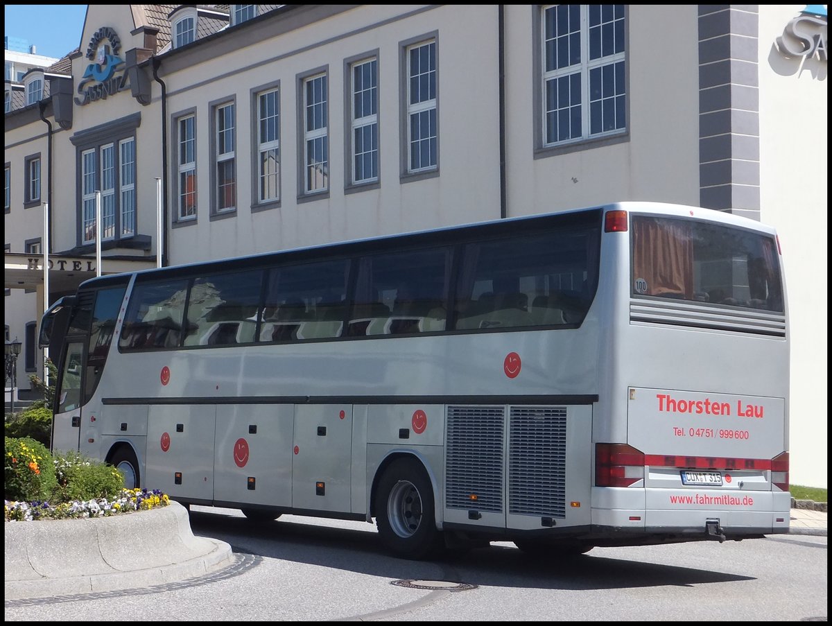 Setra 315 HDH von Thorsten Lau aus Deutschland in Sassnitz.