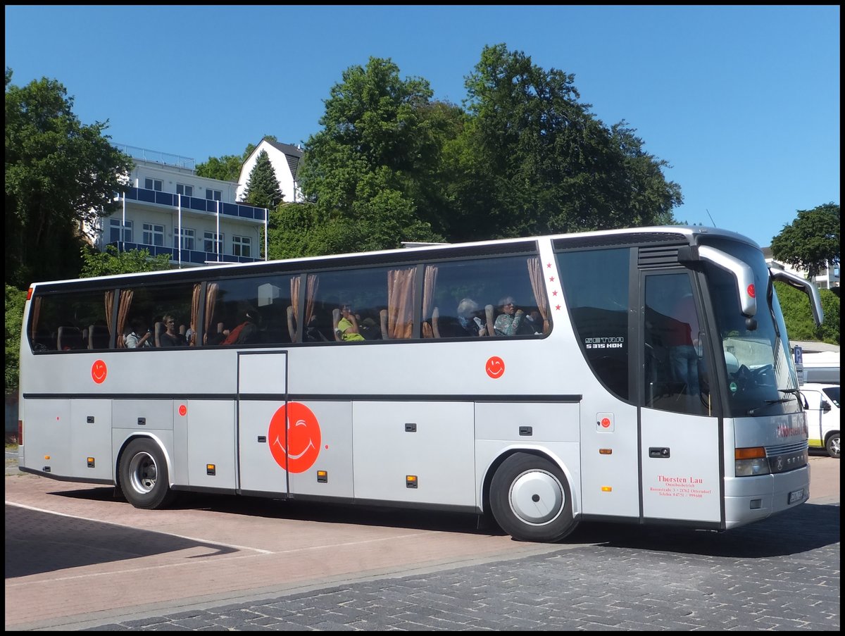 Setra 315 HDH von Thorsten Lau aus Deutschland im Stadthafen Sassnitz.