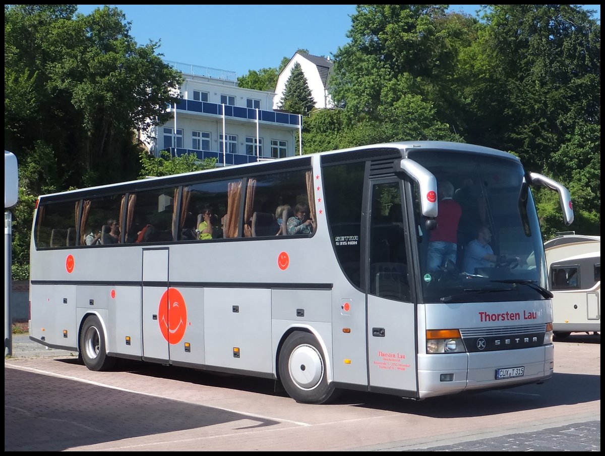 Setra 315 HDH von Thorsten Lau aus Deutschland im Stadthafen Sassnitz.