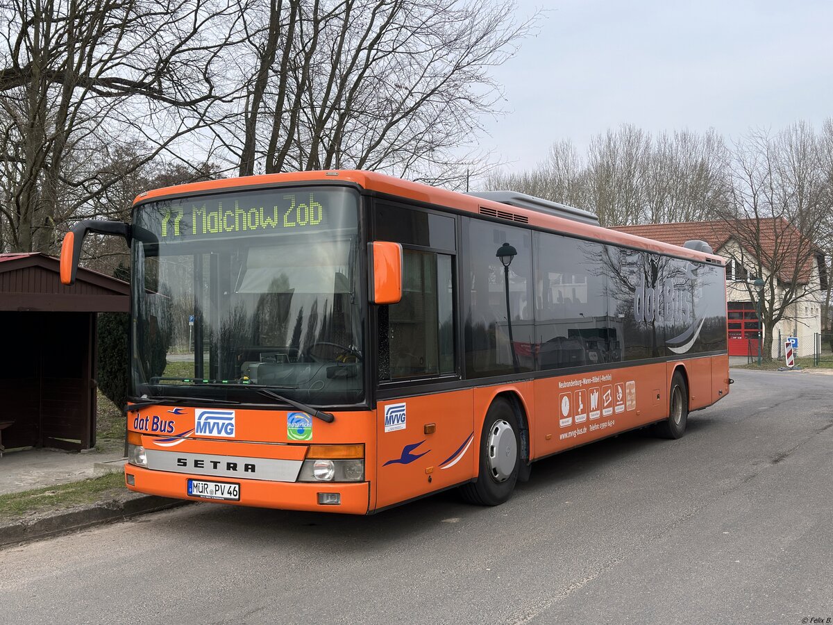 Setra 315 NF der MVVG in Alt Schwerin.