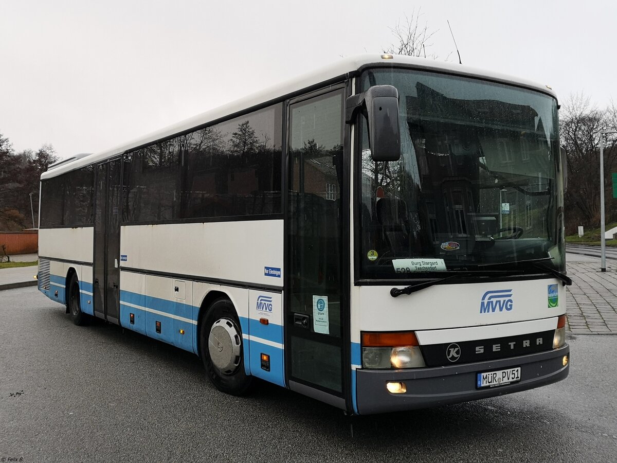 Setra 315 UL der MVVG in Burg Stargard.