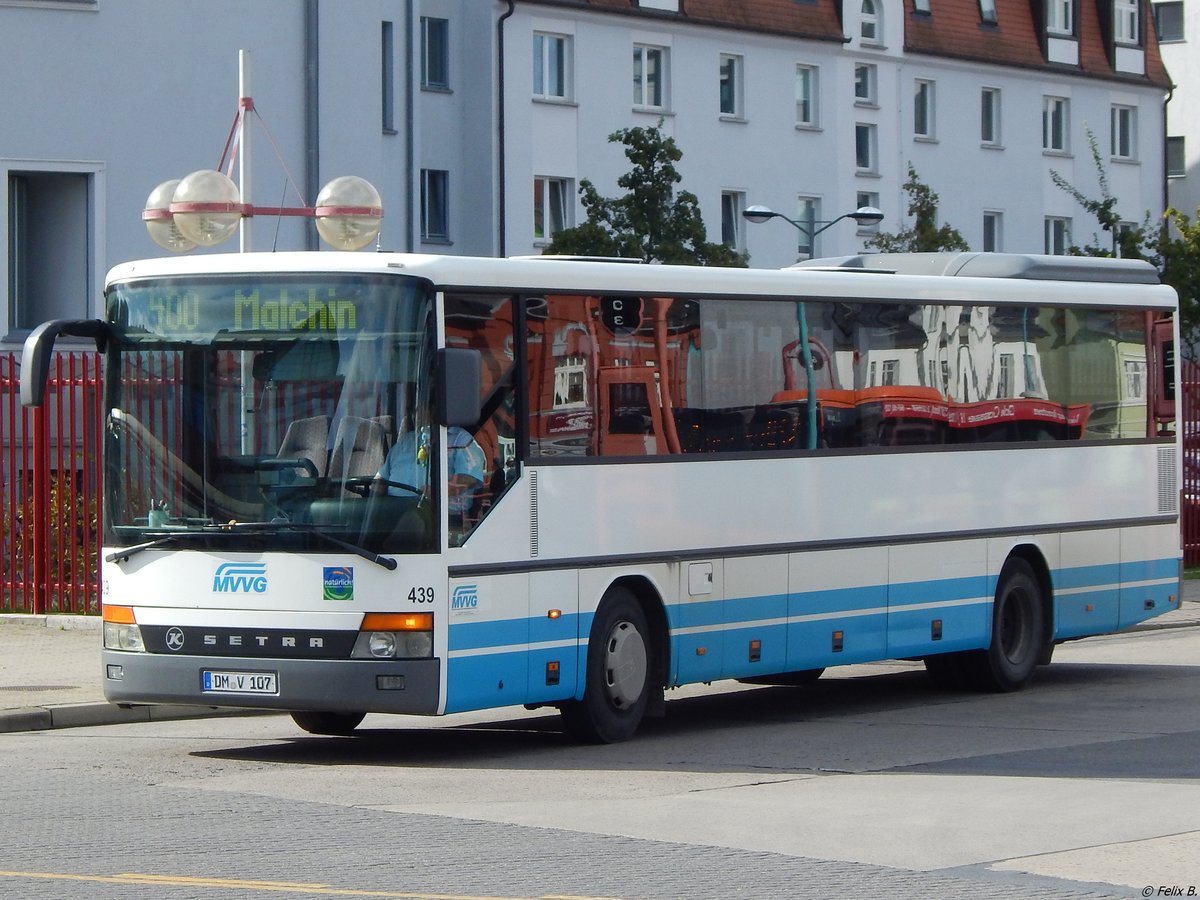 Setra 315 UL der MVVG in Neubrandenburg.