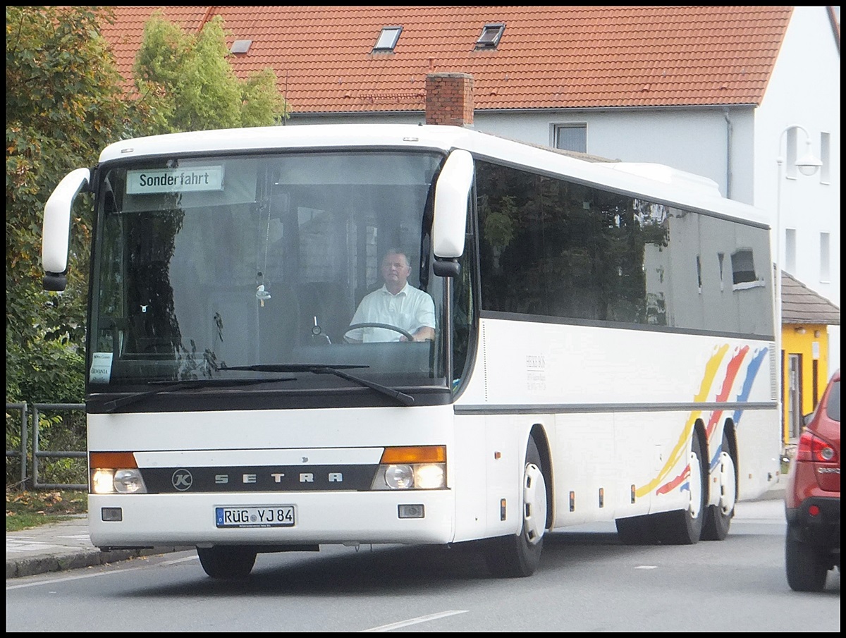 Setra 319 UL von Heike B�s aus Deutschland in Sassnitz.