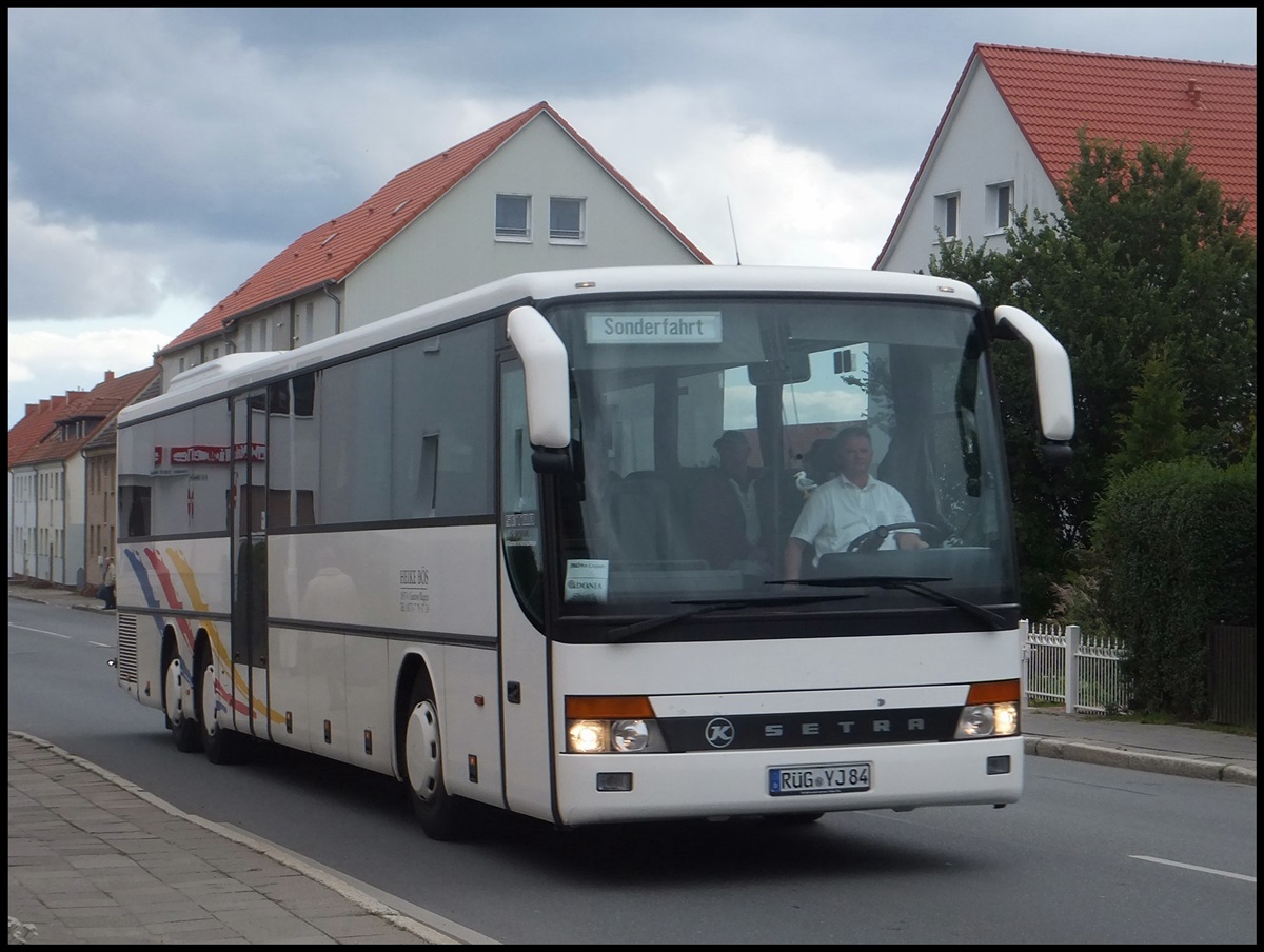 Setra 319 UL von Heike B�s aus Deutschland in Sassnitz.